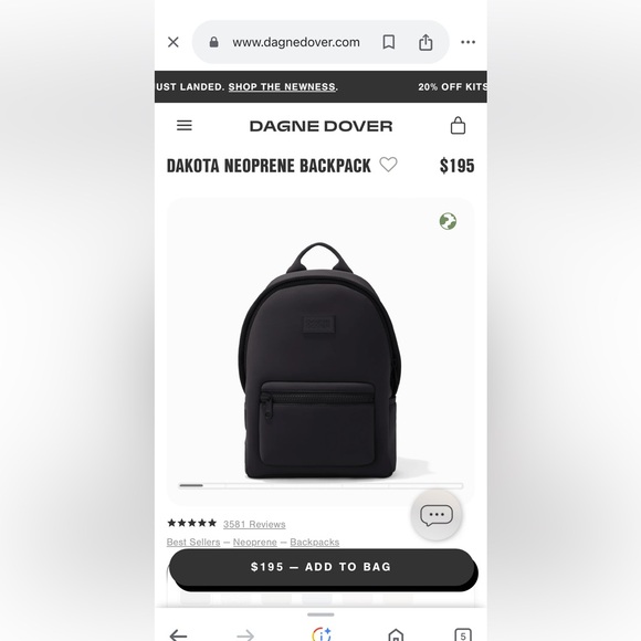 Dagne Dover Handbags - Dagne Dover Dakota Neoprene Backpack - Medium